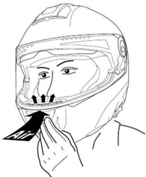 Schuberth C5 - BelÜftunG 2 - ViSierBelÜftunG - 1