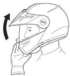 Schuberth E1 - OPENING THE CHIN BAR - 1