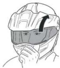 Schuberth E1 - ABRIR EL VISOR - 1