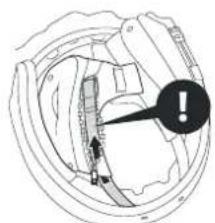 Schuberth E1 - VASTMAKEN COMFORT WANGSTUKKEN (gevoerd) - 1