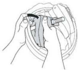 Schuberth E1 - DISMANTLING THE CHEEK PAD - 2