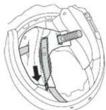 Schuberth E1 - DISMANTLING THE CHEEK PAD - 3