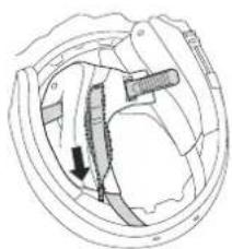 Schuberth E1 - AUSBAU KOMFORT-WANGENPOLSTER - 1
