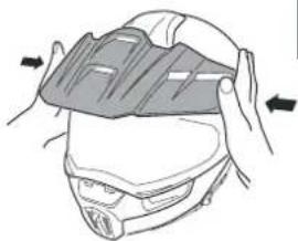 Schuberth E1 - POSIZIONAMENTO DEL FRONTINO - 3