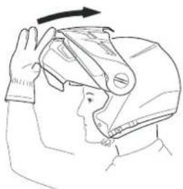 Schuberth E1 - ABRIR LA CARRILLERA - 2