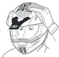 Schuberth E1 - Summer and winter adjustment flaps - 1