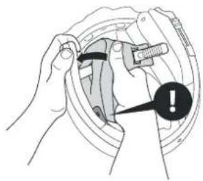 Schuberth E1 - MOUNTING THE CHEEK PAD - 4
