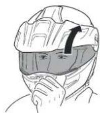 Schuberth E1 - VIZIER OPENEN - 1