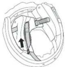 Schuberth E1 - MOUNTING THE CHEEK PAD - 3