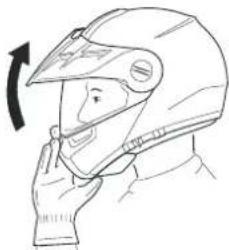 Schuberth E1 - APERTURA DELLA MENTONIERA - 1