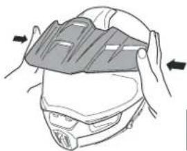 Schuberth E1 - AJUSTE DE LA POSICIÓN DEL VISOR - 4