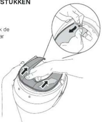 Schuberth E1 - LOSMAKEN COMFORT WANGSTUKKEN (gevoerd) - 1