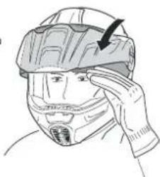 Schuberth E1 - CLOSING THE FACE SHIELD - 1