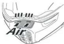 Schuberth E1 - VENTILATION 6 - VENTILATION MINIMALE AVEC APPORT EN O₂ - 1