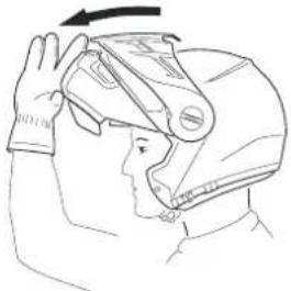 Schuberth E1 - SCHLIESSEN DES KINNTEILS - 1