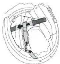 Schuberth E1 - DISMANTLING THE CHEEK PAD - 4
