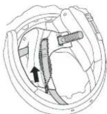 Schuberth E1 - MONTAGE DES COUSSINETS DE CONFORT DES JOUES - 2