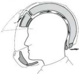 Schuberth E1 - VENTILACIÓN 5 - AIREACIÓN DE LA CABEZA - 1