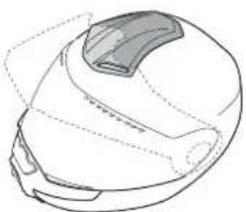 Schuberth E1 - CUBIERTA DE VENTILACIÓN - 1