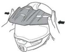 Schuberth E1 - RÉGLAGE DE LA POSITION DE L'ÉCRAN - 4