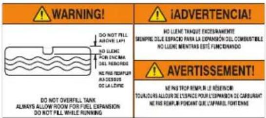 Generac G0076730 - Remplacement des étiquettes de danger - 1