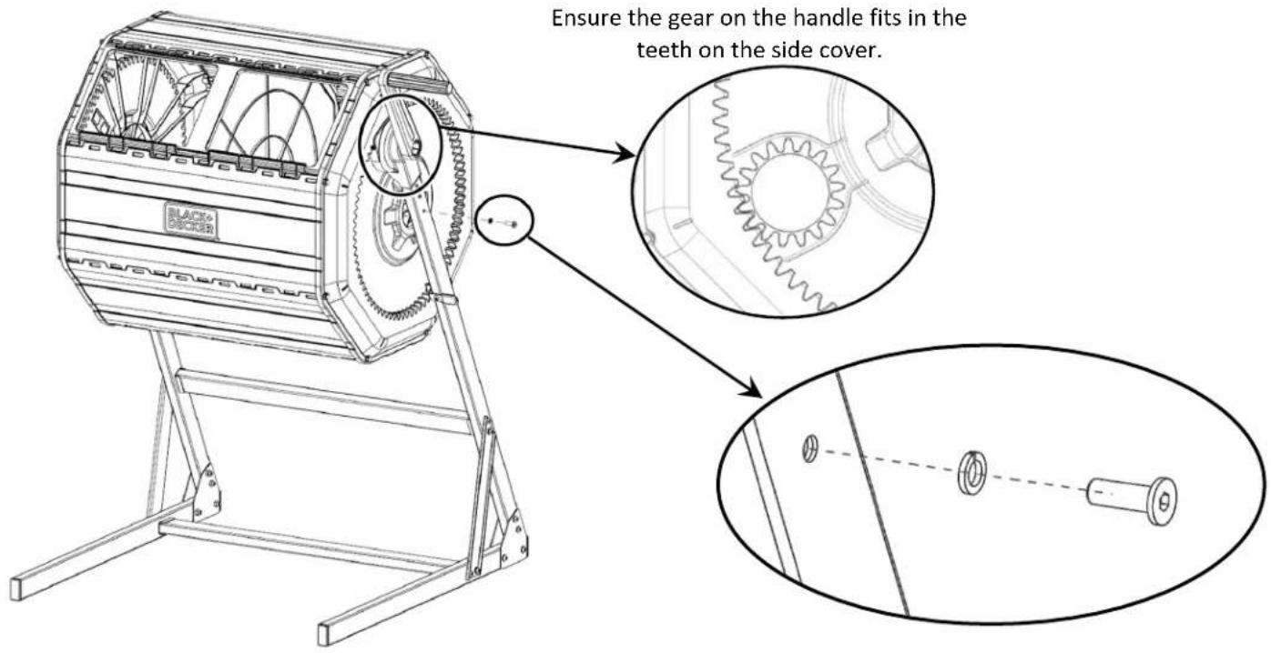 BLACK & DECKER BDSTGA9701 - Section 3: Install the Composter Barrel on the Base - 4