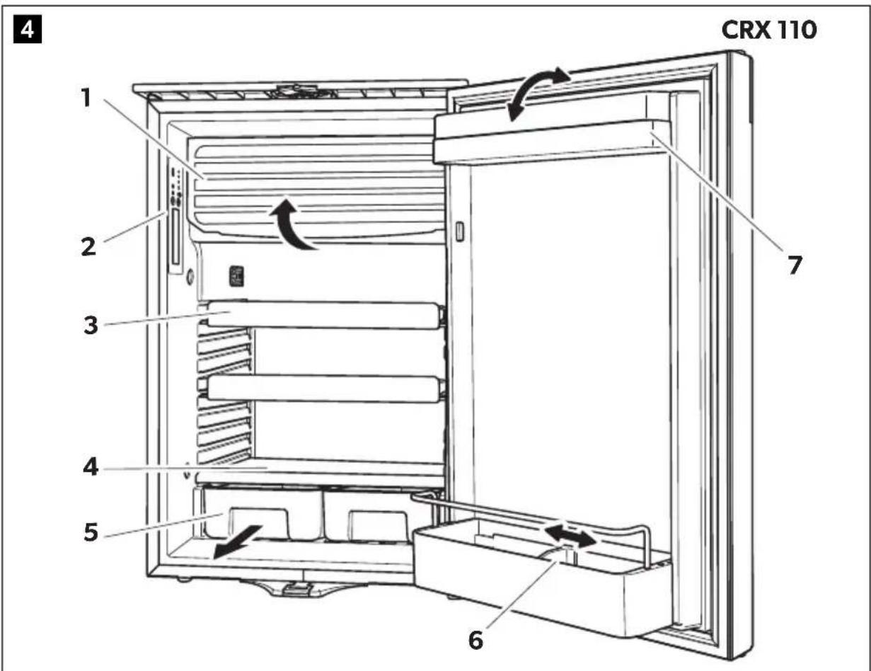 DOMETIC CRX 80U - Compressor refrigerator - 4