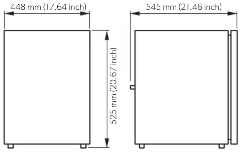 DOMETIC CRX 80U - Compressor refrigerator - 24