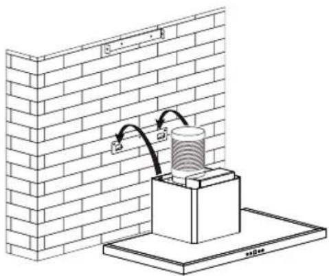 SAUTER SHB1944IX - Fixing to the wall : - 2