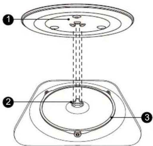 HAIER H38DMWID26NB - PÖÖRDPLAADI PAIGALDAMINE - 1
