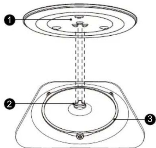 HAIER H38DMWID26NB - SUKAMOSIOS LĖKŠTĖS MONTAVIMAS - 1
