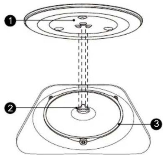 HAIER H38DMWID26NB - INSTALACE OTOČNÉHO TALÍŘE - 1