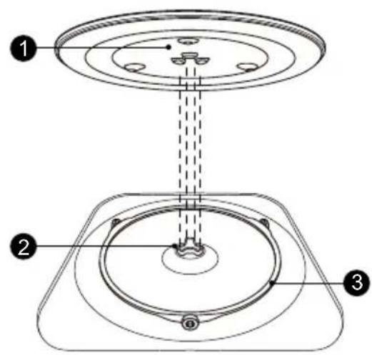 HAIER H38DMWID26NB - INSTALACIÓN DEL PLATO GIRATORIO - 1