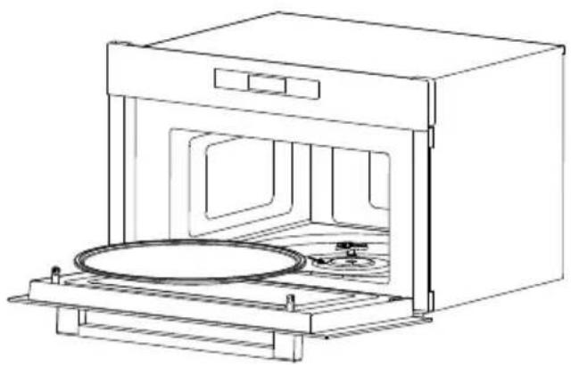 HAIER H38DMWID26NX - INSTALOWANIE OBROTOWEGO TALERZA - 2
