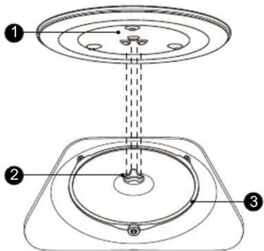 HAIER H38DMWID26NX - PÖÖRDPLAADI PAIGALDAMINE - 1