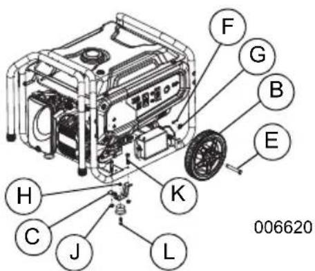 Generac G0076720 - Consulte la Figura 2-9. - 1