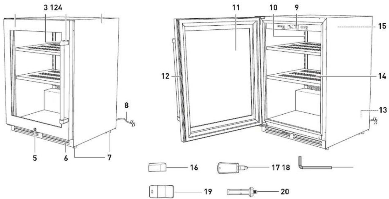 Thor TBR24U-LH - APPLIANCE DESCRIPTION - 1