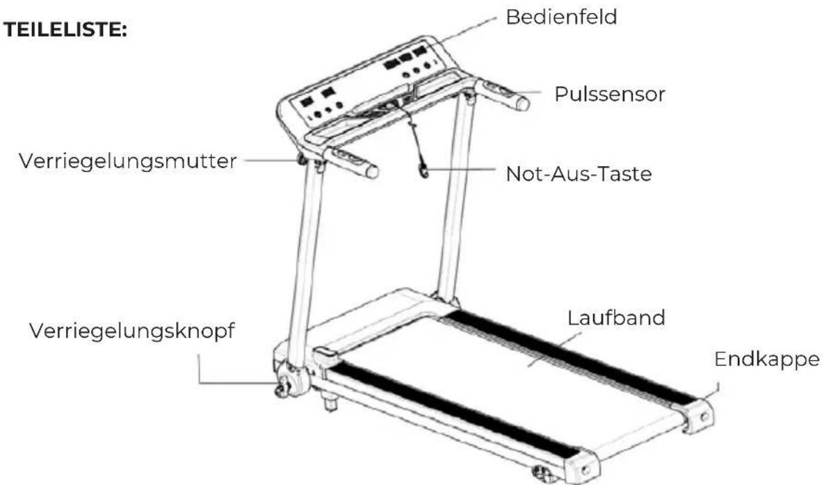 Prixton Run Fit Cardio RF250 - WICHTIGE SICHERHEITSHINWEISE - 1
