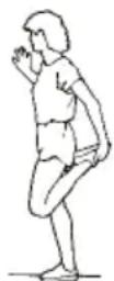 Prixton Run Fit Compact RF110 - QUADRICEPS STRETCH - 1