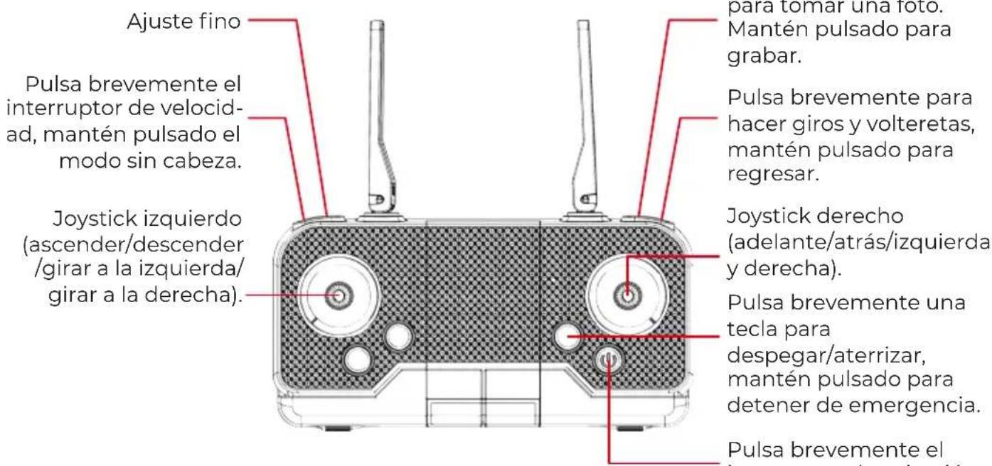 Prixton Delta - CONOCE TU CONTROL REMOTO 1. PARTES DEL CONTROL REMOTO - 1