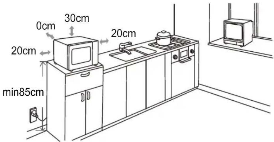 CASO M 20 Ceramic Gourmet - Opstellingvan het apparaat - 1
