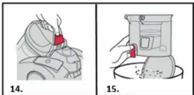 DIRT DEVIL DD2502 - EMPTYING AND CLEANING THE DIRT CONTAINER - 1