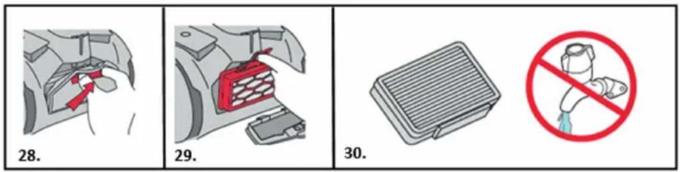 DIRT DEVIL DD2502 - MANTENIMIENTO DEL FILTRO POSTERIOR AL MOTOR - 1