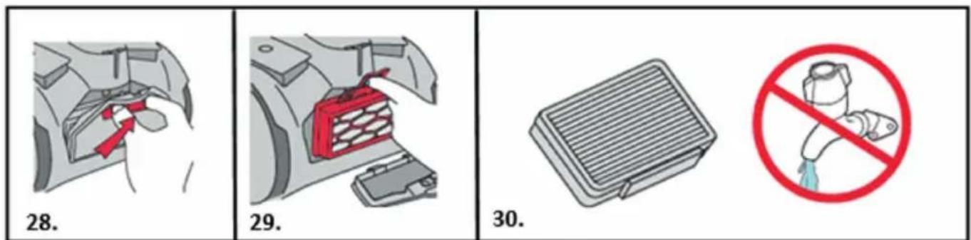 DIRT DEVIL DD2502 - POST-MOTOR FILTER MAINTENANCE - 1