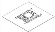 Noctua NF-A14x25r G2 PWM - Enlever le système de rétention d'origine – mettre en place la contre-plaque - 2