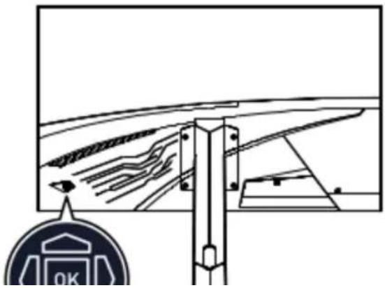 MSI MAG 321CUP - Bouton de navigation - 1