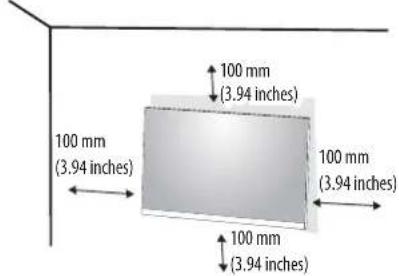 LG 34BR65F - Installing on the Wall - 1