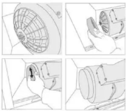 Gurari GCH B 135 IS 60 N - Inserimento e sostituzione del filtro al carbone - 1