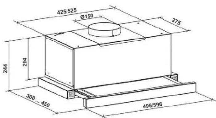 Gurari GCH B 135 IS 60 N - Dimension Drawings - 1