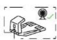Yard Force Classic 500B - LED signal indicator on docking station - 2